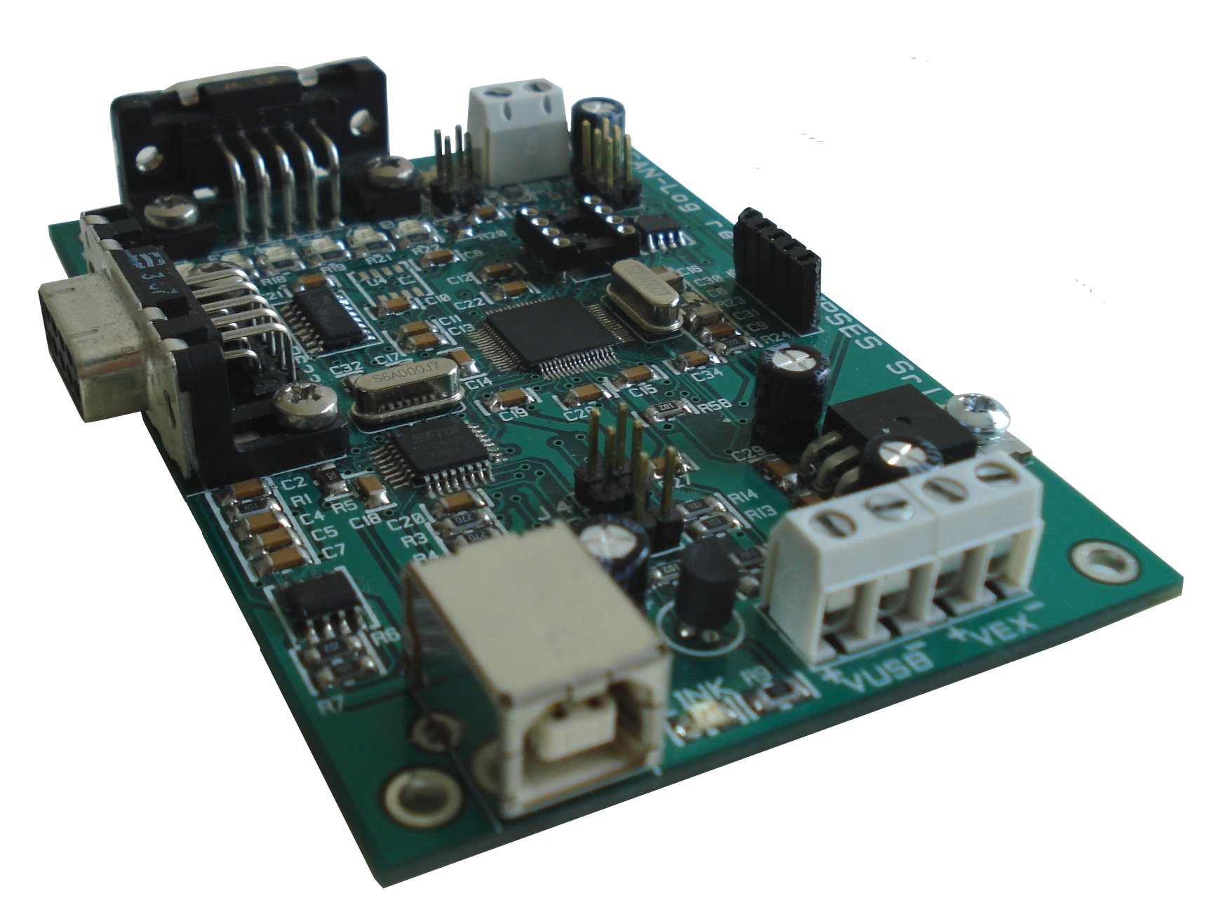 CAN Sniffer: data sniffer for CAN bus with USB and RS232 interfaces | Ipses